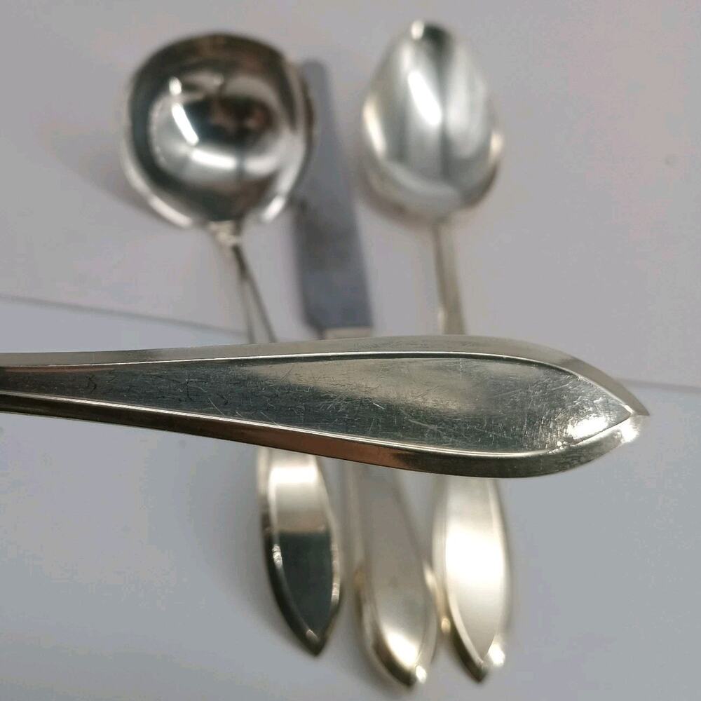 4X Serving 1914 Patrician Silverplate Flatware COMMUNITY Ladle Spoon Oneida